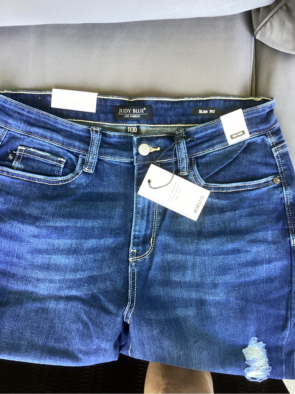 Judy Blue Women's Skinny Jeans in Dark Blue Wash